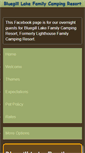 Mobile Screenshot of bluegillcamping.com