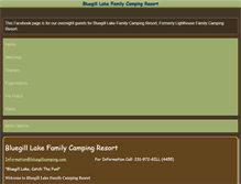 Tablet Screenshot of bluegillcamping.com